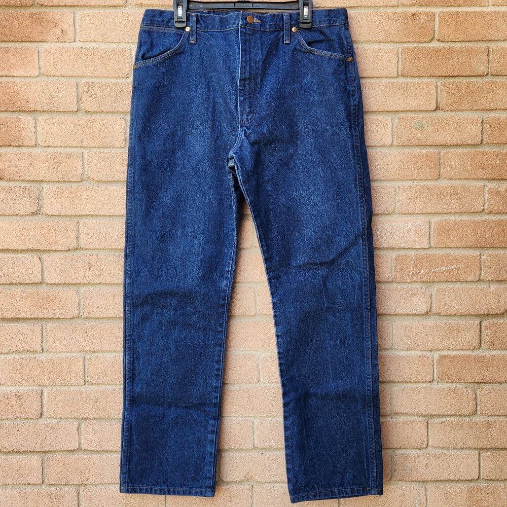 Wrangler Jeans Mens 38X32 Blue Medium Wash